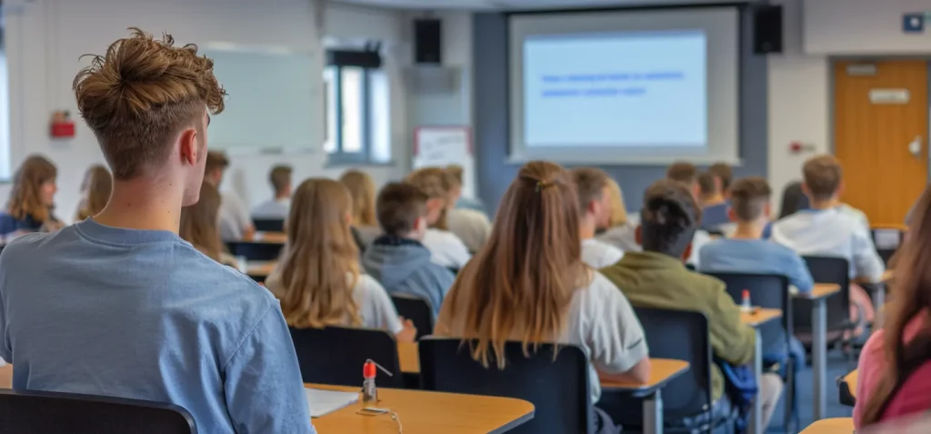 Une photo de salle de classe